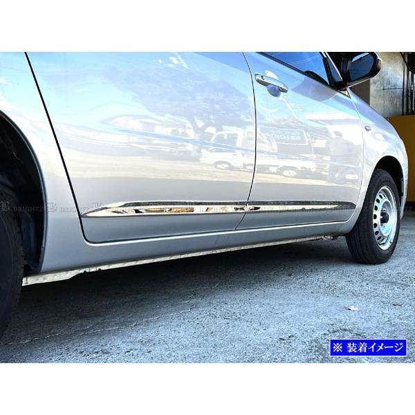 プロボックスハイブリッド NHP160V 超鏡面 ステンレス メッキ サイド