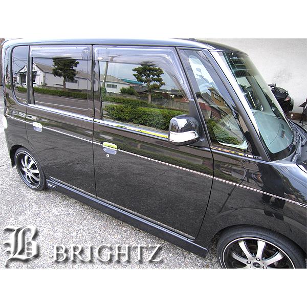 タント L350S L360S 超鏡面 ステンレス メッキ ウィンドウ モール 6PC