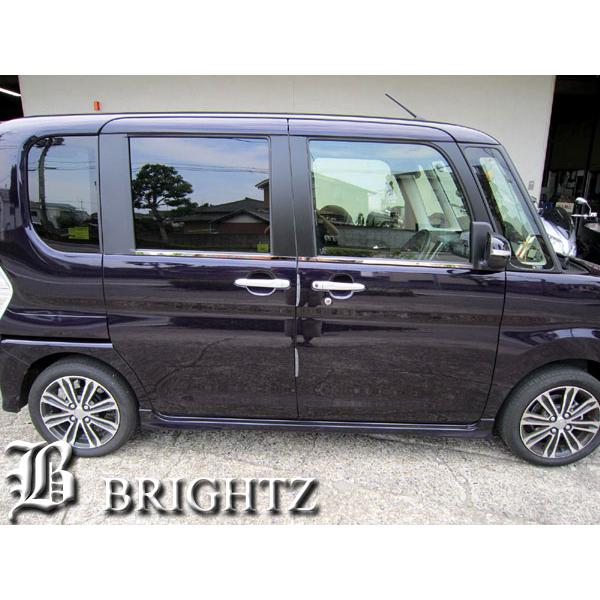 タントカスタム LA600S LA610S 超鏡面 ステンレス メッキ ウィンドウ