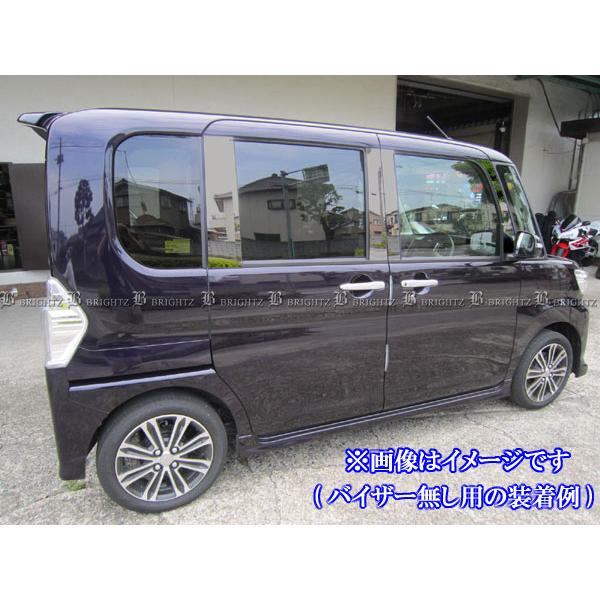 タント LA600S LA610S 超鏡面 ステンレス ブラック メッキ ピラー