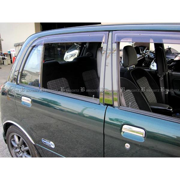 ミラジーノ L700S L710S 5ドア 超鏡面 ステンレス ブラック メッキ