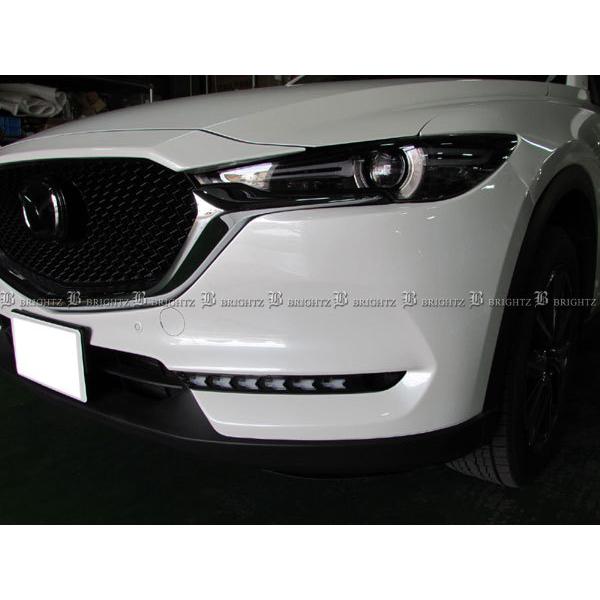 CX-5 KF2P KF5P LED デイライト キット 交換タイプ ランプ FOG−H−095