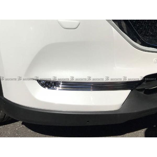 CX-8 KG2P KG5P メッキ フォグ ライト ランプ カバー FOG−COV−263