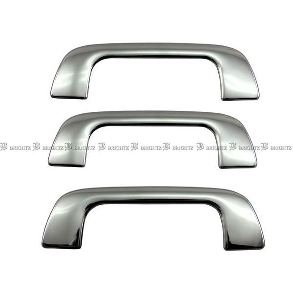 ミラココア L675S L685S 超鏡面 ステンレス メッキ アシスト グリップ