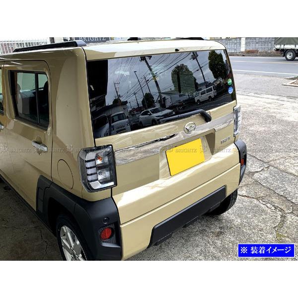 タフト LA900S LA910S 超鏡面 ステンレス メッキ トランクリッドモール