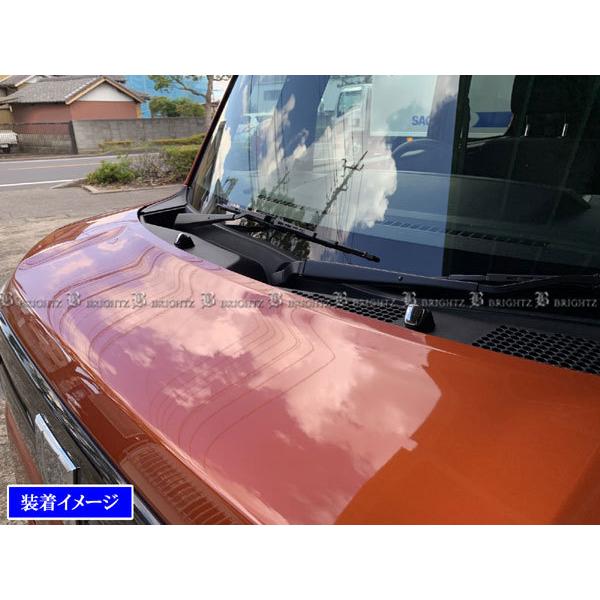 タントカスタム L375S L385S メッキ フロント ウォッシャー ノズル