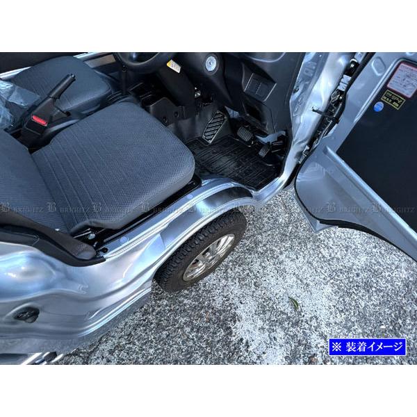 ハイゼットトラックジャンボ S500P S510P ステンレス タイヤ ハウス