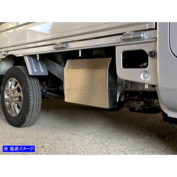 ハイゼットトラックジャンボ S500P 前期 ステンレス バッテリー カバー