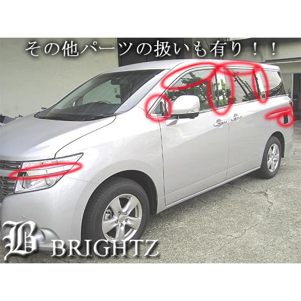 エルグランド E52 TNE52 TE52 超鏡面 ステンレス メッキ ピラー パネル