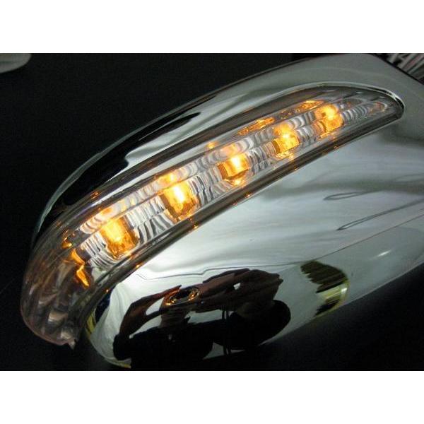 キューブ Z12 NZ12 LED メッキ サイド ドア ミラー カバー