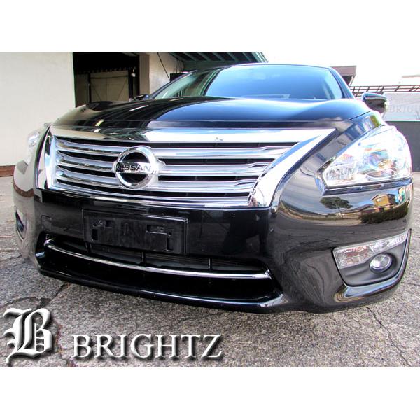 ティアナ L33 メッキ フロント バンパー モール B ダクト アンダー