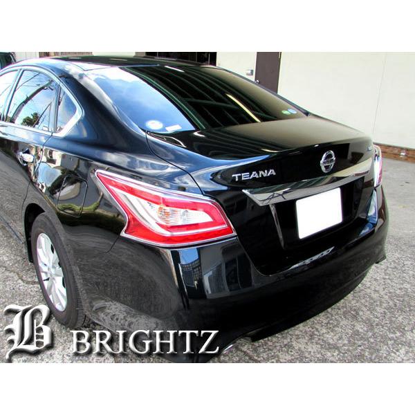 ティアナ L33 メッキ テール ライト リング ランプ ガーニッシュ