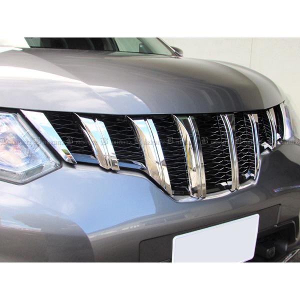 エクストレイル T32 HNT32 前期 メッキ グリル 本体 フロント