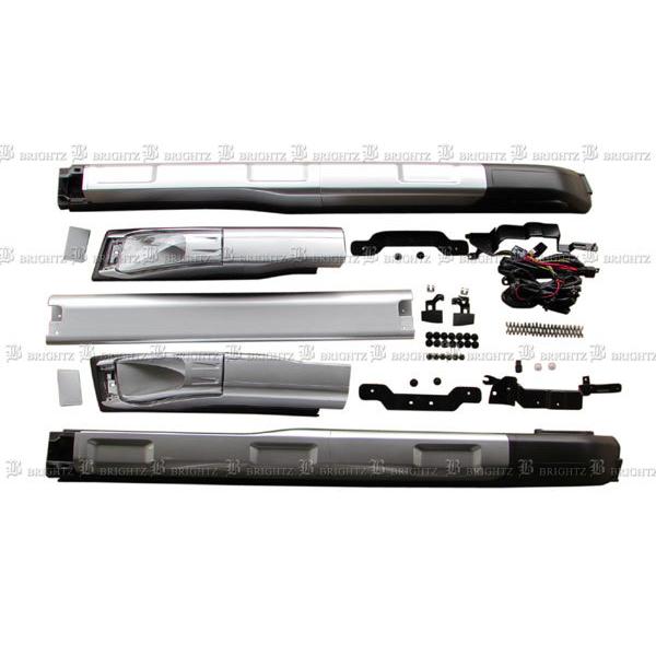 エクストレイル T31 NT31 DNT31 ハイパー ルーフ レール 後付 キット フォグ ライト付 カバー ガーニッシュ ROOF−RAIL−005