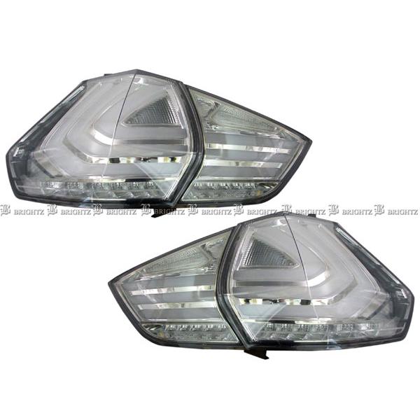 エクストレイル T32 HNT32 ファイバーLED テール ライト 本体 黒
