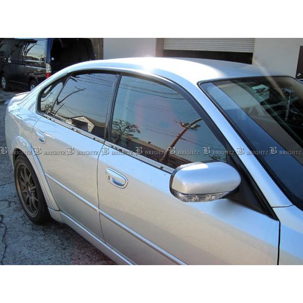 レガシィB4 BL5 BL9 超鏡面 ステンレス ブラック メッキ ウィンドウ