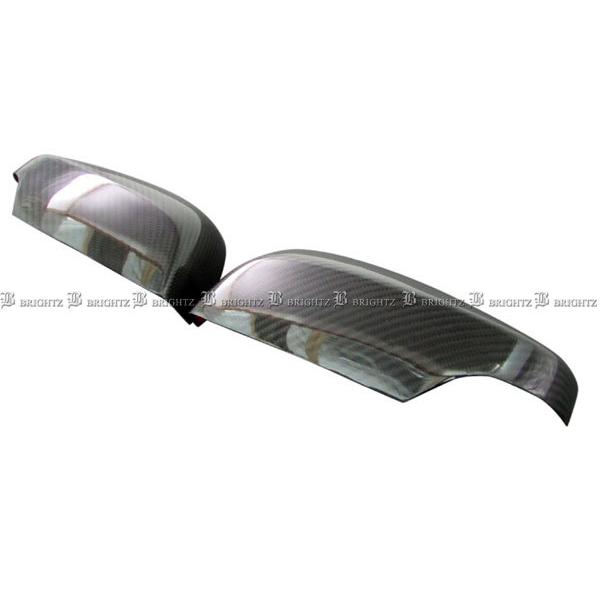 インプレッサG4 GJ2 GJ3 後期 リアル カーボン サイド ドア ミラー カバー ガーニッシュ ベゼル パネル モール MIR−SID−214