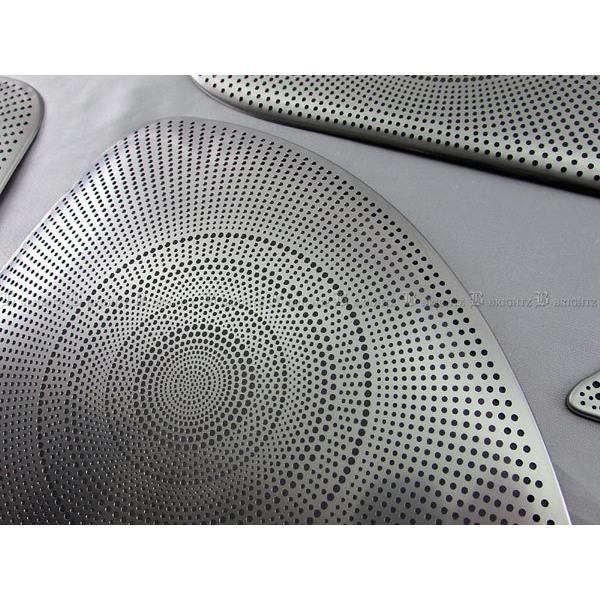 フーガ Y51 ステンレス スピーカー カバー 9PC ガーニッシュ ベゼル