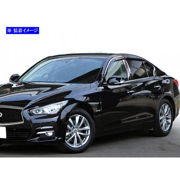 スカイライン V37 RV37 HV37 超鏡面 ステンレス メッキ ピラー パネル