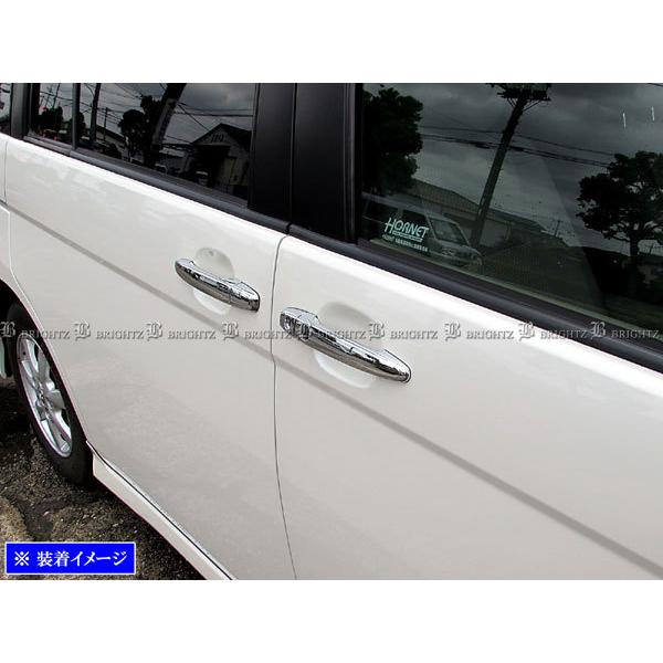 アイシス NM10 GM10 メッキ ドア ハンドル カバー ノブ WISH−NOBU−FS