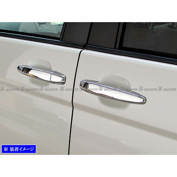 アイヤイパーツ アイシス NM10 GM10 メッキ ドア ハンドル カバー ノブ WISH−NOBU−FS