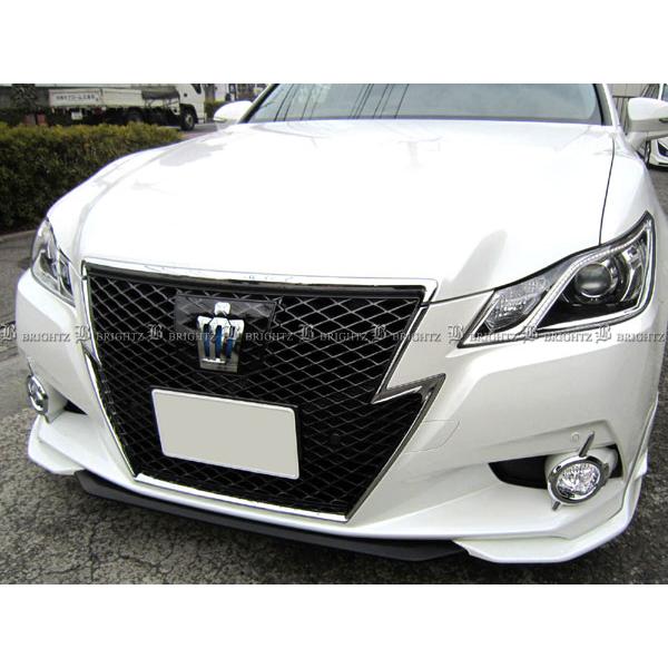 クラウン GRS214 前期 メッキ フォグ ライト ランプ カバー A FOG−COV