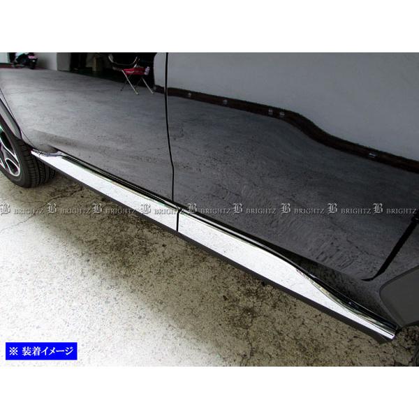 トヨタRAV4モデリスタ 左サイドドアガーニッシュ RAV4 PHV AXAP54 50 メッキ サイド ドア モール ガーニッシュ アンダー