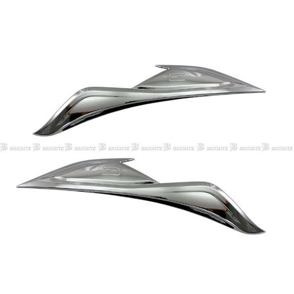 C-HR ZYX10 ZYX11 前期 メッキ ヘッド ライト アイライン ランプ