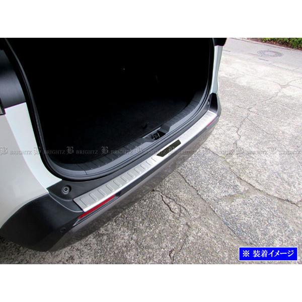 RAV4 PHV AXAP54 50 ステンレス リア バンパー フット プレート リヤ