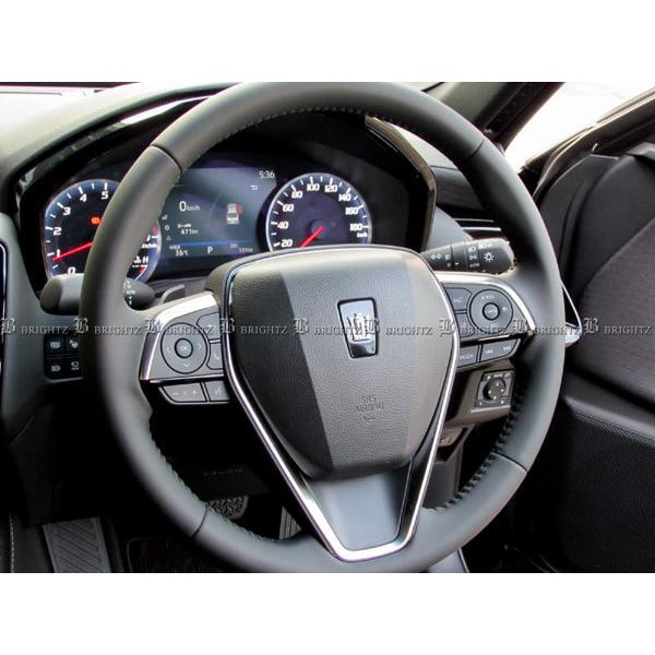 クラウンハイブリッド 220 GWS224 ステンレス ステアリング スイッチ