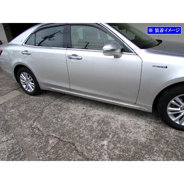 クラウン GRS210 GRS211 前期 メッキ ロッカー モール