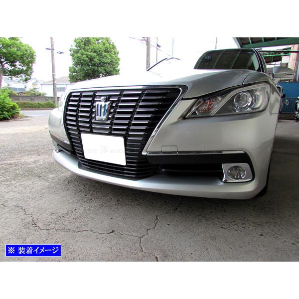 クラウン GRS210 GRS211 前期 メッキ フォグ ライト ランプ カバー B