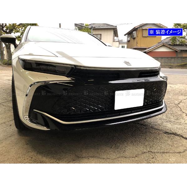 ♪35000円即決♪フロントサイドバンパー♪左右調節可♪ステンレス♪ クラウンクロスオーバー TZSH35 AZSH35 メッキ フロント バンパー