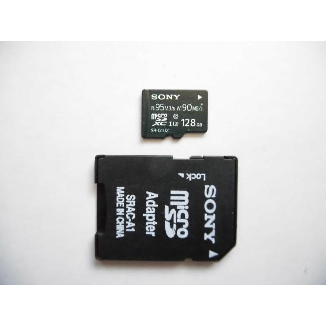 高性能マイクロSDカードSONYソニー　１２８GB/UHS-1/U3/SR-G1UZ/CLASS10送料無料｜brigit｜02