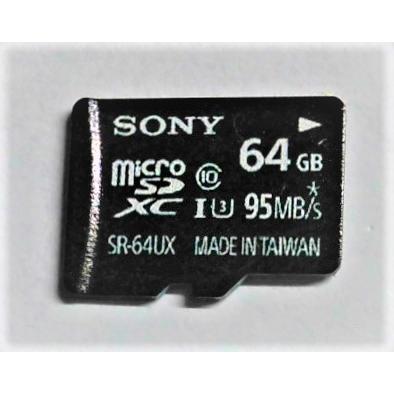 SONY（ソニー） 高速マイクロSDXCカードSONY64GB SR-64UX・U3