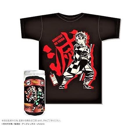 鬼滅の刃ボトルTシャツ Ａ柄／黒 炭治郎｜brigit