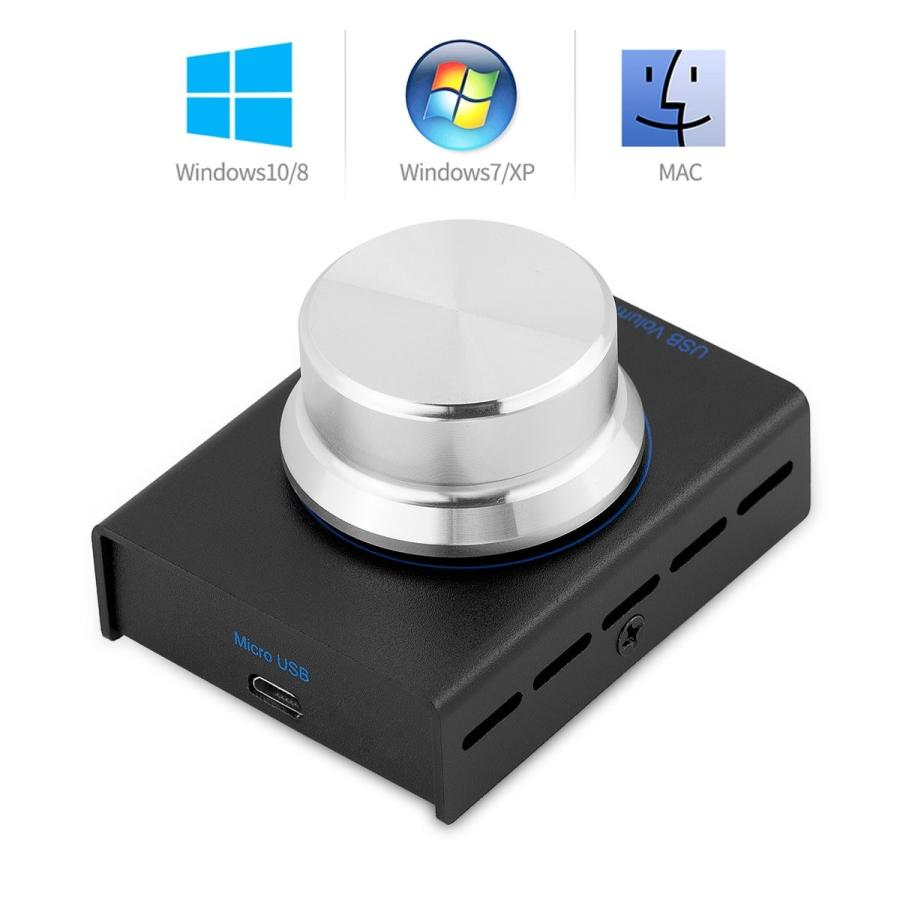 Mini Usb ボリュームコントロールノブ オーディオアジャスターブルースイッチ Pcコンピュータスピーカー用 ブラック B07fjmr9r7 Brigshop Yahoo 店 通販 Yahoo ショッピング