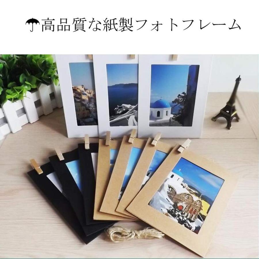 ピクチャーフレーム ペーパーフォトフレーム 紙製 写真整理 写真フレーム 壁掛け おしゃれ クリップ 紐付き 30枚セット ブラウン B07prh7m7w Brigshop Yahoo 店 通販 Yahoo ショッピング