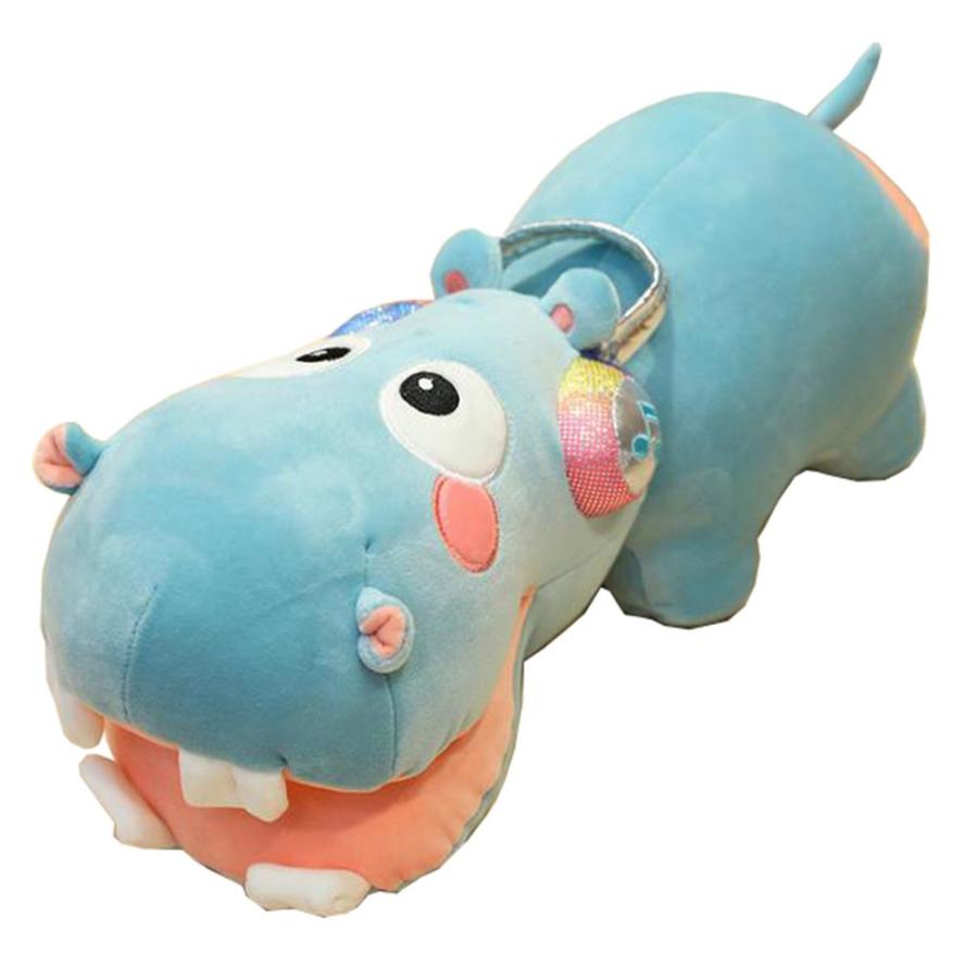 人気商品ランキング 可愛い インテリア 抱き枕 おもちゃ 動物 ぬいぐるみ カバ Brilio ふわふわ ブルー 40cm スギフト クリスマ お誕生日 寝具 ぬいぐるみ 色 ブルー Www Mindthevoice Be