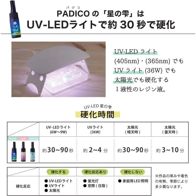 パジコ レジン液 大容量 UV-LEDレジン 星の雫 ハードタイプ 100g 透明 日本製 403240｜brilliant-mooon｜06