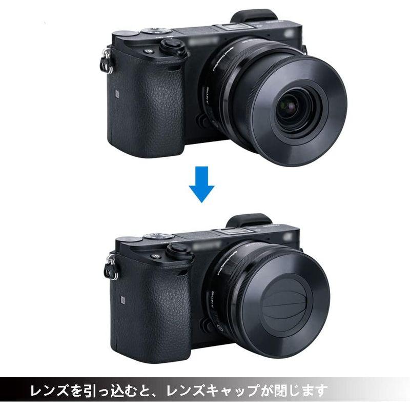 JJC 自動開閉式レンズキャップ Sony E 16-50mm F3.5-5.6 PZ OSS JJC 自動開閉式レンズキャップ Sony E 16-50mm F3.5-5.6 PZ OSS