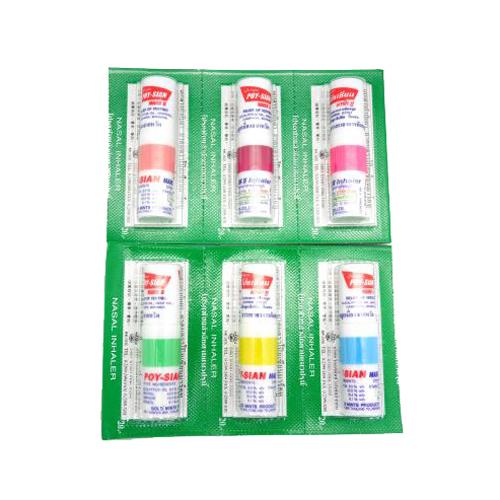 ヤードム タイ インヘラー 眠気覚まし ポイシアン 6本 メントール