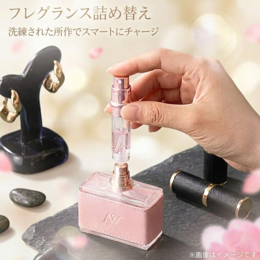 アトマイザー 香水 5ml 底部充填 ワンプッシュ クイック ガラス
