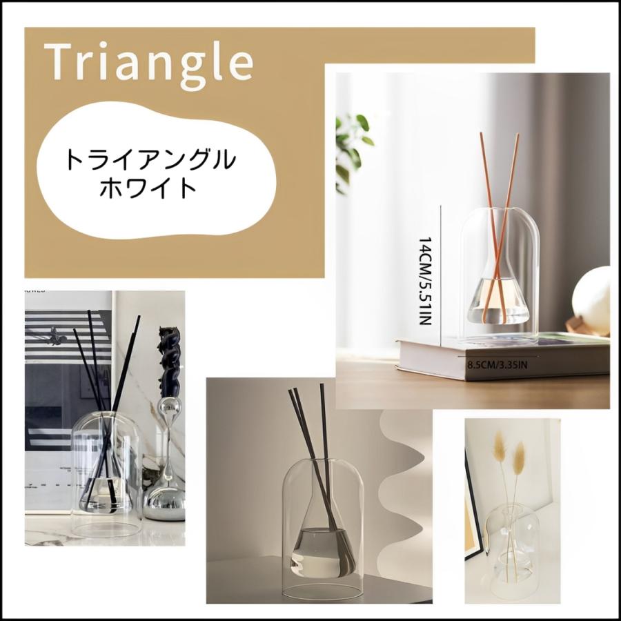 ディフューザー ルームフレグランス 容器 のみ ディフューザーボトル 詰め替えボトル ガラス アロマディフューザー リードディフューザー アロマ 選べる 3種類 |  | 06