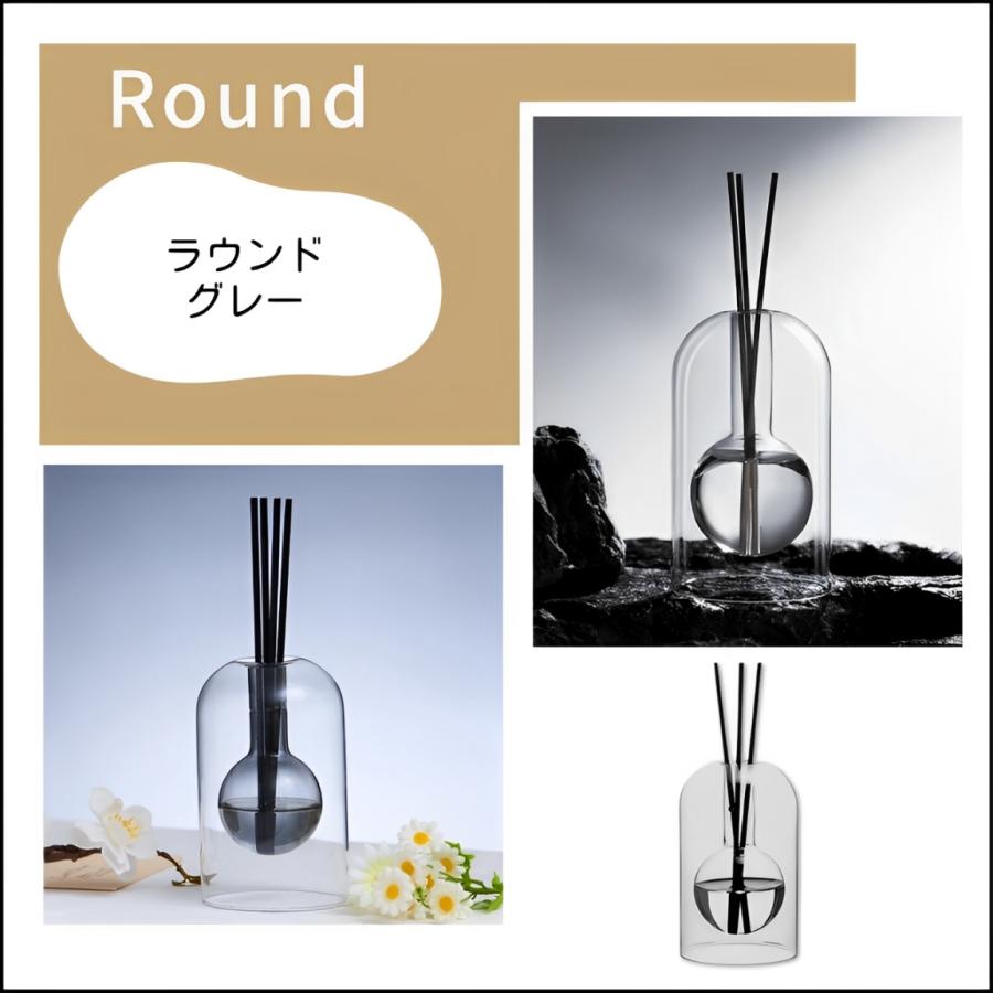 ディフューザー ルームフレグランス 容器 のみ ディフューザーボトル 詰め替えボトル ガラス アロマディフューザー リードディフューザー アロマ 選べる 3種類 |  | 08