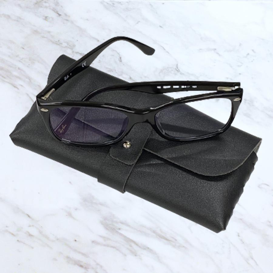 メガネケース おしゃれ スリム かわいい 眼鏡入れ PU レザー 革