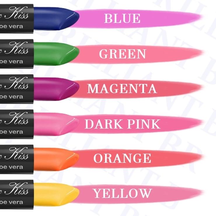 落ちない口紅 マジックキス グリーン 3本セット 口紅 リップ ティン