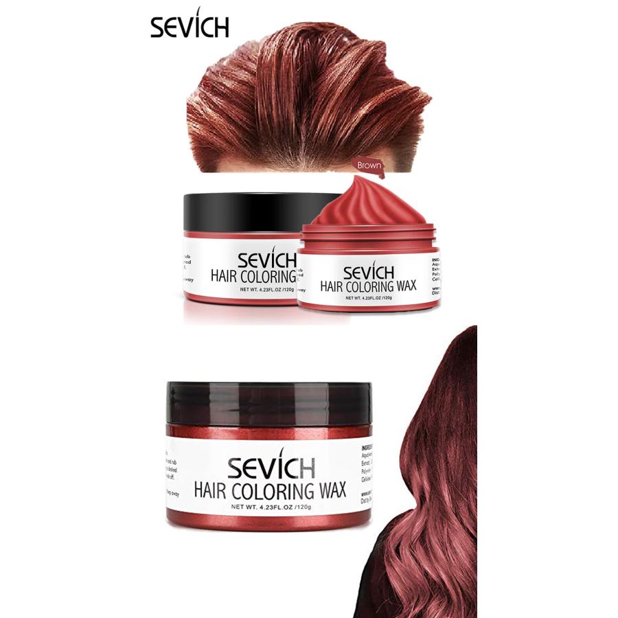 カラーワックス ヘアカラーワックス ハロウィン コスプレ 大容量 120g 整髪料 カラーリング ヘアカラー SEVICH HAIR COLORING WAX｜brilliant-world｜25