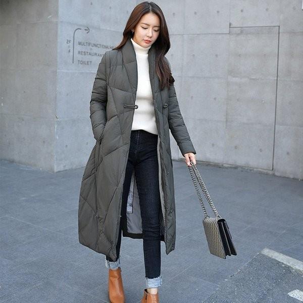ダウンコート レディース ダウンコート ダウンベスト ロング丈 軽い ダウンジャケット 大きいサイズ レディース 上品 2018秋冬新作