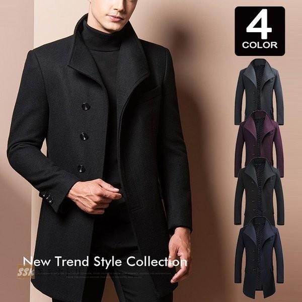リアル ロングコート イタリアンカラーコート アウター チェスターコート メンズ ウールコート ウール 冬服 秋冬 メルトン チェスターコート サイズ 2xl Www Abonamas Lt